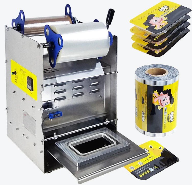 Rectangle Tray Sealing Machine Model AMS 100T