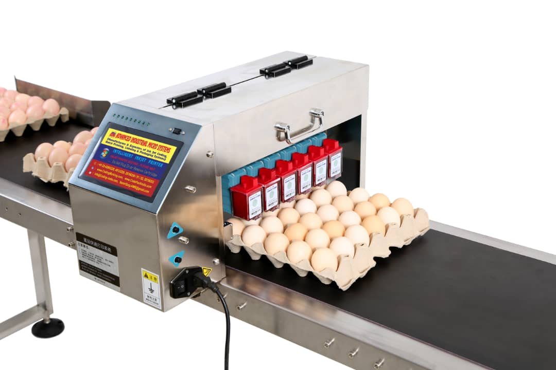 Six Head Egg Jet Printer Model IJP EGG EP6 9mm