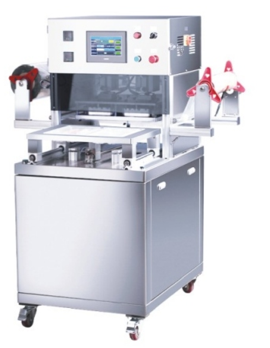 MAP Gas Purging Tray Sealing Machine Model MAP 370TFM 140x190 mm X 4