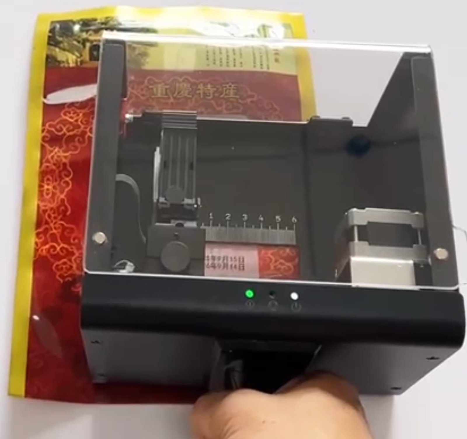Standalone Touch Screen Hand Held Auto Non Contact Ink Jet Printer Model IJP X3 12.7 MM