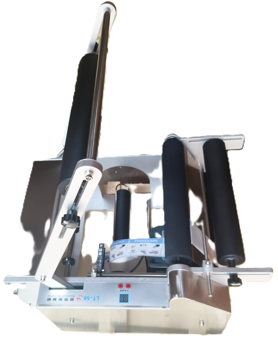 Large Bottle Large Label Semi Automatic Sticker Labeling Model SLM 100L