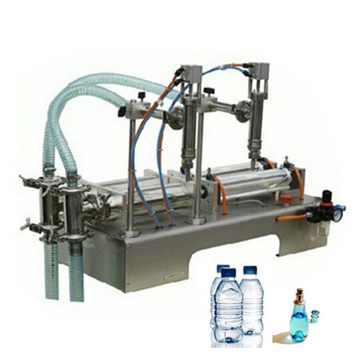 Double Head Pneumatic Liquid Filling Machine Model LFM 1000D 1L