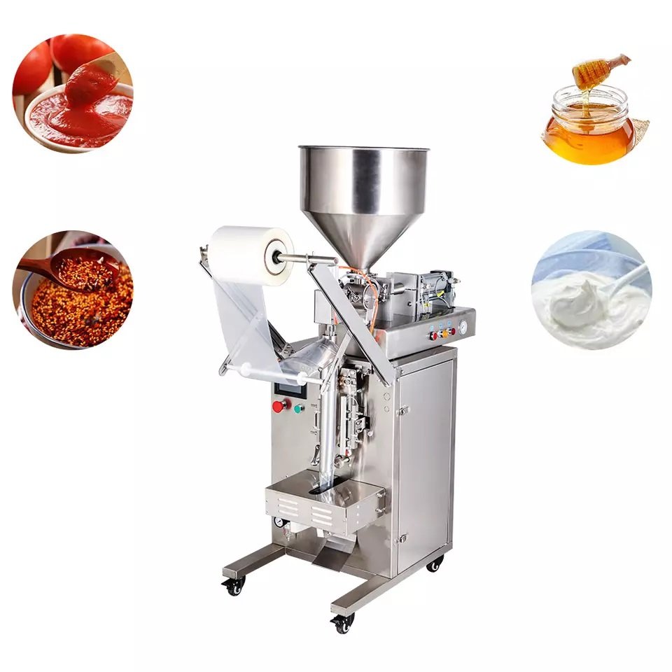Paste Packing Machine with stirrer Model FFS 100PL 160 mm